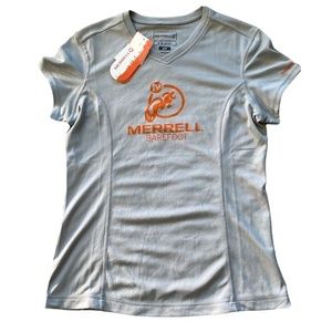 Merrell Barefoot Tech UPF 20+ Opti-Wick Running Shirt Sz. S NWT‎